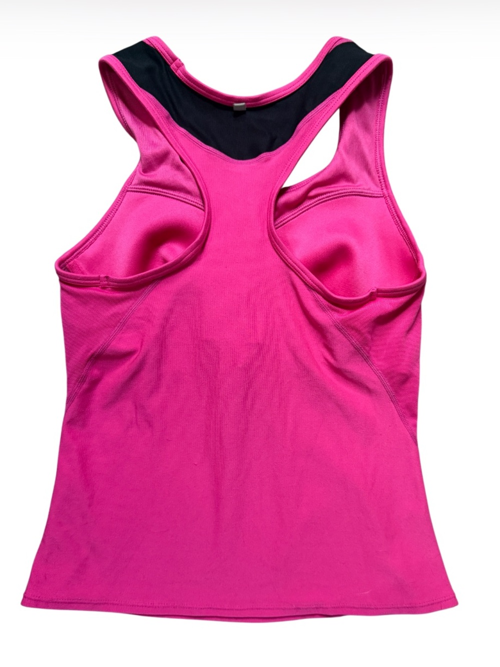 Nike Hot Pink Fit Dry Racerback Athletic Tank Top XS-Barbiecore Sporty Chic - Picture 3 of 8